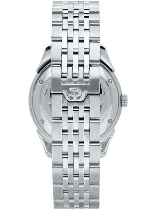 Philip Watch Ceas Bărbătesc Automat cu Argintiu Brățară Metalică