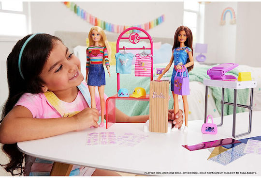Barbie Εργαστήριο Μόδας Σετ Κούκλας για 5+ Ετών