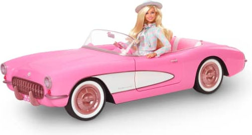 Barbie The Movie Car Collectible Doll Vehicle for 3+ years+ Years