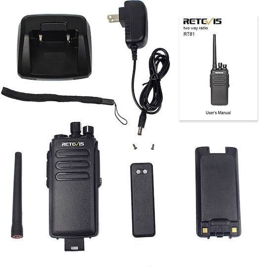 Retevis RT81 Funkgerät UHF/VHF 10W ohne Display