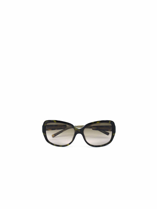 Burberry Women's Sunglasses with Brown Tartaruga Frame and Brown Gradient Lens 4049 300213