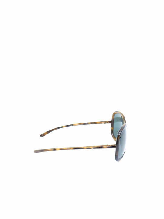 Burberry Women's Sunglasses with Brown Tartaruga Horn-Rimmed Frame and Brown Lenses 4002 300213