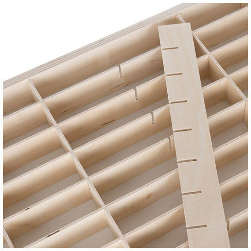 Kids Wall Shelf Beige 50x4.5x78.5cm