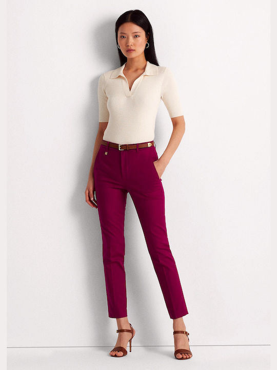 Women's Cotton Trousers Fuchsia