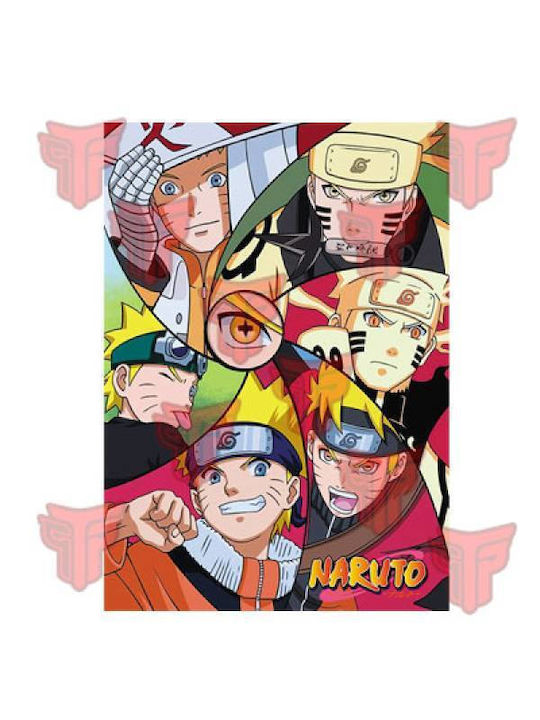 Takeposition T-shirt Naruto collage σε Γκρι χρώμα