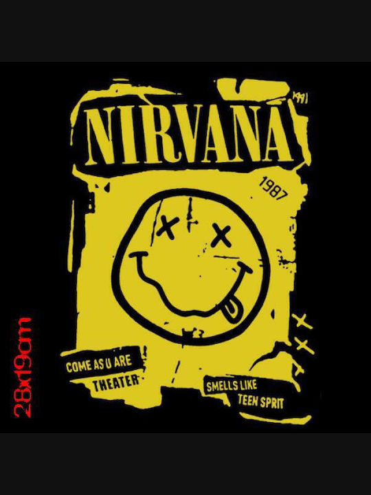 Takeposition Γυναικείο T-shirt Nirvana come as you are σε Μαύρο χρώμα