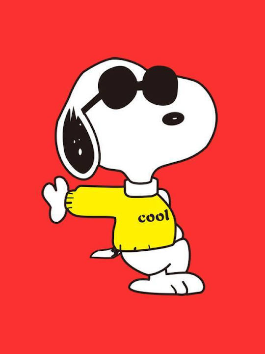 Takeposition Φούτερ με Κουκούλα Slipknot H-cool Snoopy σε Κόκκινο χρώμα