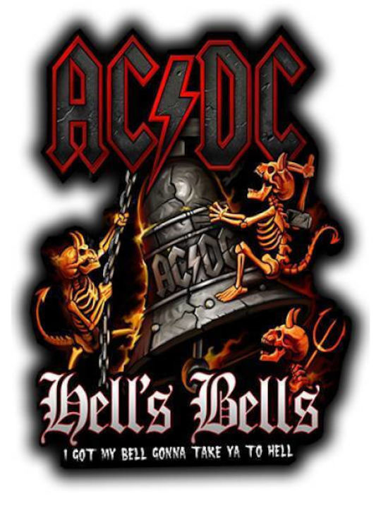 Takeposition Hell Bells T-shirt AC/DC Black