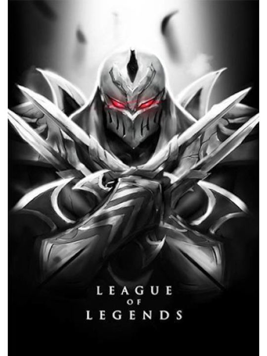 Takeposition Z-cool Γυναικεία Φούτερ Ζακέτα με Κουκούλα League Of Legends Μαύρη
