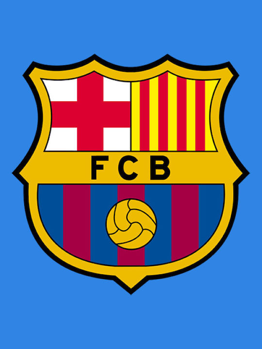 Takeposition Φούτερ Ζακέτα με Κουκούλα Z-cool Small Logo Barcelona σε Μαύρο χρώμα