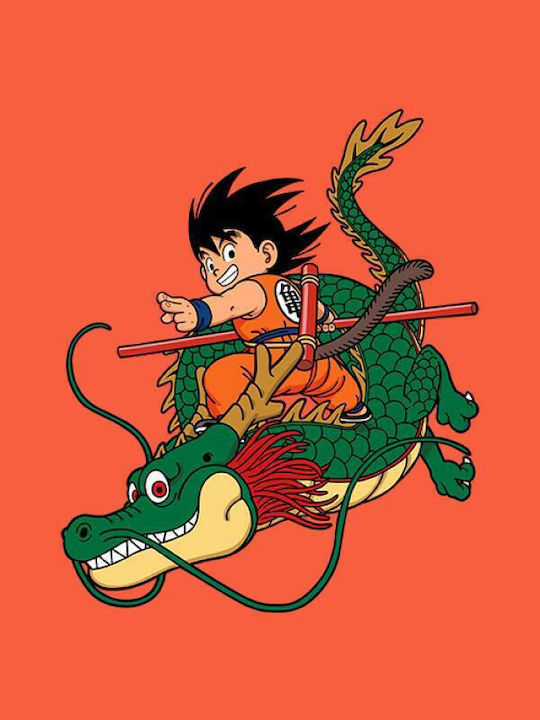 Takeposition Goky Dragon T-shirt Orange