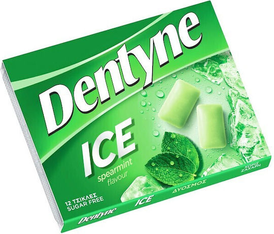 Dentyne 12 Τσίχλες Ice με Γεύση Δυόσμο Χωρίς Προσθήκη Ζάχαρης 14τμχ 16.8gr