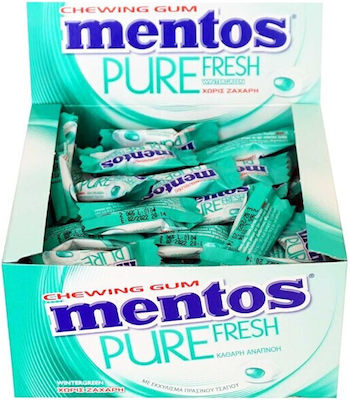 Mentos Дъвки за дъвчене Pure Fresh Mini с вкус на Wintergreen 100бр 28гр