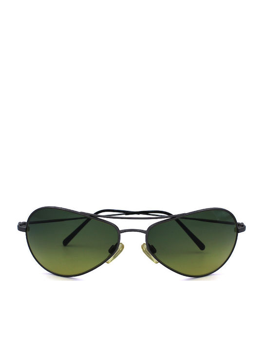 Vogue Unisex Sunglasses with Grey Metallic Frame and Brown Gradient Lenses VO3319S 589/16