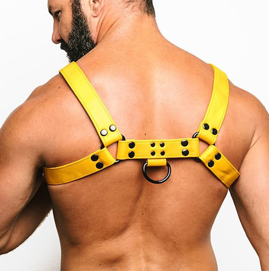 Kinksters Ανδρικό Harness Κίτρινο