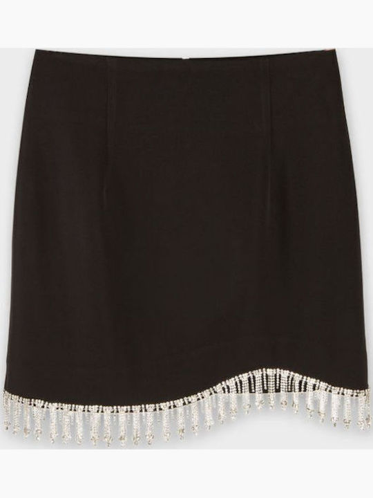High-waisted Mini Skirt Black