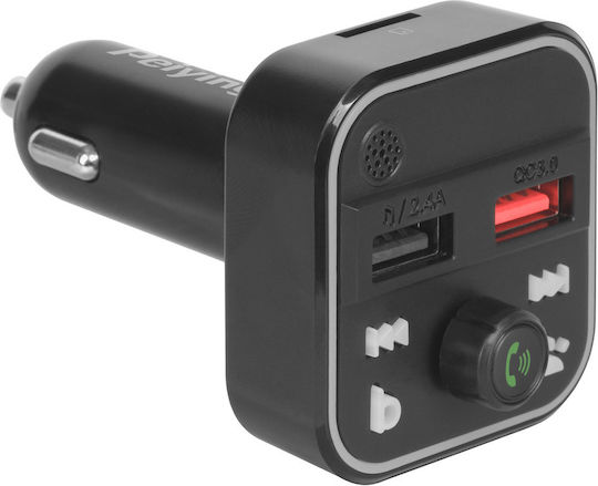 Peiying FM Transmitter Αυτοκινήτου mit Bluetooth / USB / MicroSD