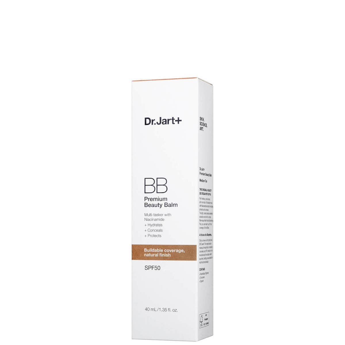 Dr. Jart+ Premium Beauty BB 02 Light Medium/Medium Balm Προσώπου Ημέρας με SPF50 για Ενυδάτωση & Ατέλειες 40ml