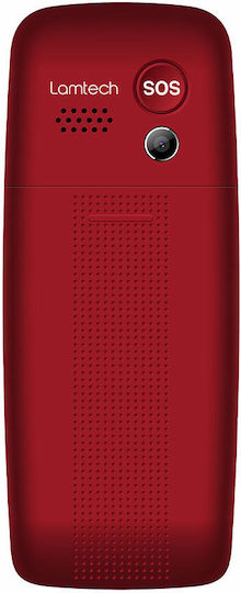 Lamtech Tiny L II Dual SIM Κινητό με Μεγάλα Κουμπιά Κόκκινο