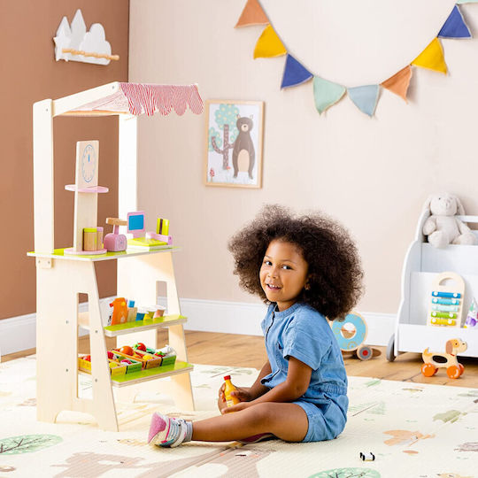 Navaris Kindergeschäft Super Market aus Holz