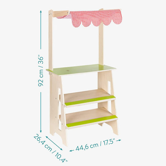 Navaris Kindergeschäft Super Market aus Holz
