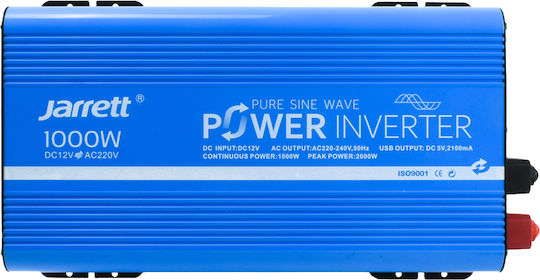 Jarrett JDAS-1000W Καθαρού Ημιτόνου Inverter Ισχύος 1000W (Μονοφασικό)