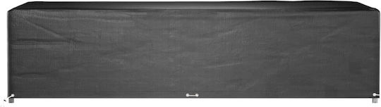 vidaXL Waterproof Sofa Cover Black 315x160x75cm