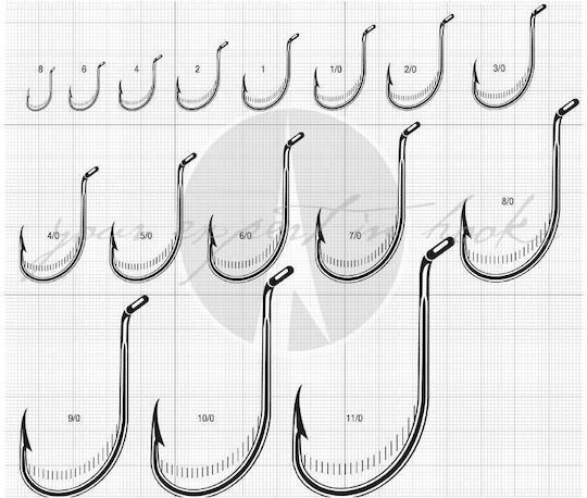 VMC Octopus Faultless Hook 8299 PS Fishing Hooks Set 25pcs No7/0