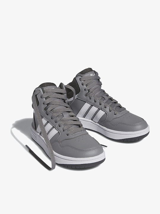 Hoops Παιδικά Sneakers High Γκρι
