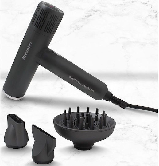 Rohnson Electra Ionic Professional Hair Dryer with Diffuser 1900W