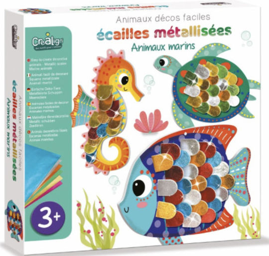 Crealign Kinderhandwerk Sea Animals für Kinder 3+ Jahre alt+ Jahre