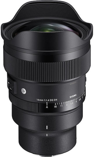 Sigma Full Frame Camera Lens 14mm f/1.4 DG DN Art Ultra-Wide Zoom for Leica L Mount Black