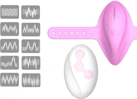 Kinksters Clitoral Vibrator with Remote Control 8cm Pink