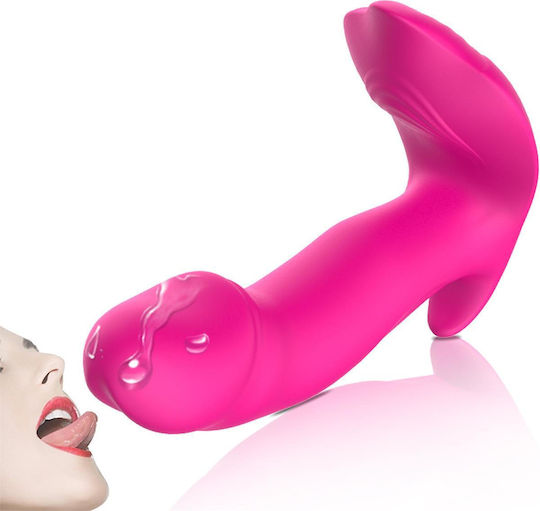 Kinksters Mini Δονητής Μασάζ με Απομακρυσμένο Έλεγχο 12cm Ροζ