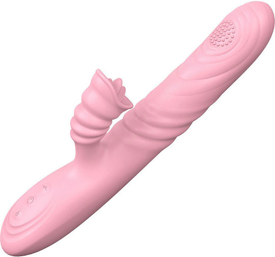 Kinksters Δονητής Rabbit 23cm Ροζ