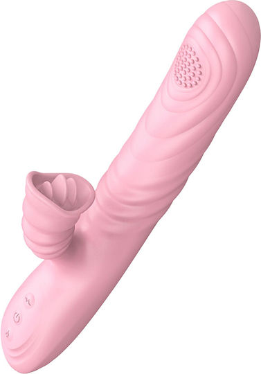 Kinksters Δονητής Rabbit 23cm Ροζ