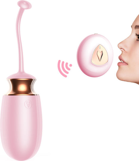 Kinksters Δονητής Egg με Απομακρυσμένο Έλεγχο 15cm Ροζ