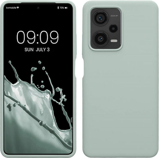 KWmobile Rubberized Задна корица Силикон Устойчив Тюркоазен (Redmi Note 12 Pro+) 60691.200