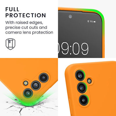 KWmobile 5G Silicone Back Cover Orange (Galaxy A54)