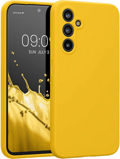 KWmobile 5G Back Cover Σιλικόνης Κίτρινο (Galaxy A54)