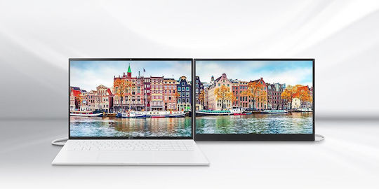 LG Gram +View 16MR70 IPS Φορητό Monitor 16" QHD 2560x1600