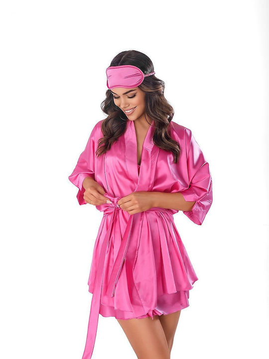 Bathrobe 181225 Anais Pink Anais Szlafrok Magenta Pink