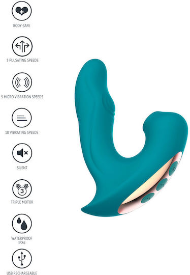 Xocoon Vibrator G-Spot 20cm Turquoise