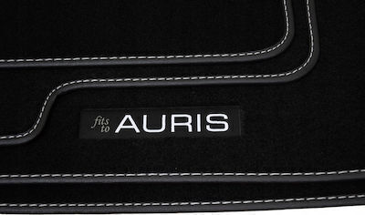 Rezaw Plast Set of Front and Rear Mats 4pcs for Toyota Auris 1 Black
