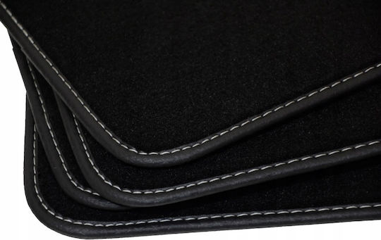 Rezaw Plast Set of Front and Rear Mats 4pcs for Toyota Auris 1 Black