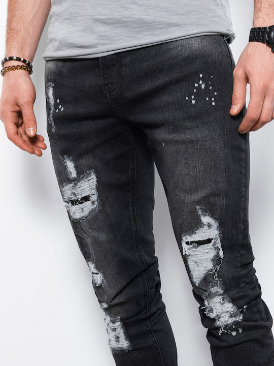 Ombre Men's Jeans Pants Black