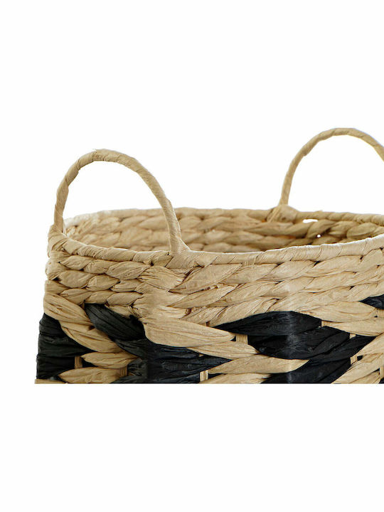 Wicker Decorative Baskets Set 2pcs DKD Home Decor