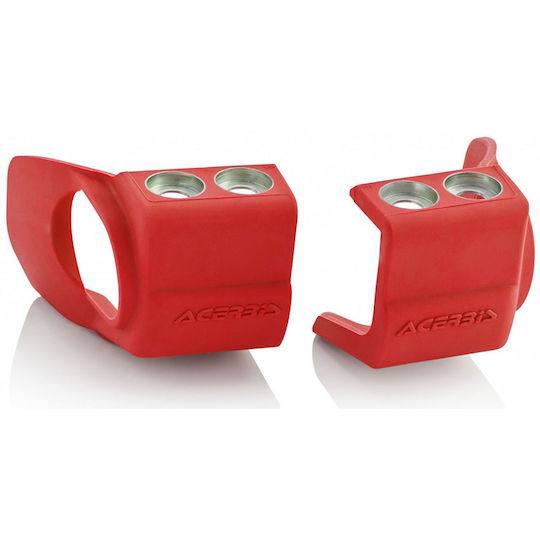 Acerbis Motorrad-Gabelachsschutz Rot