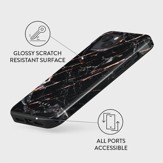 Burga Fashion Tough Back Cover Plastic 2mm Rose Gold (iPhone 14 Plus)
