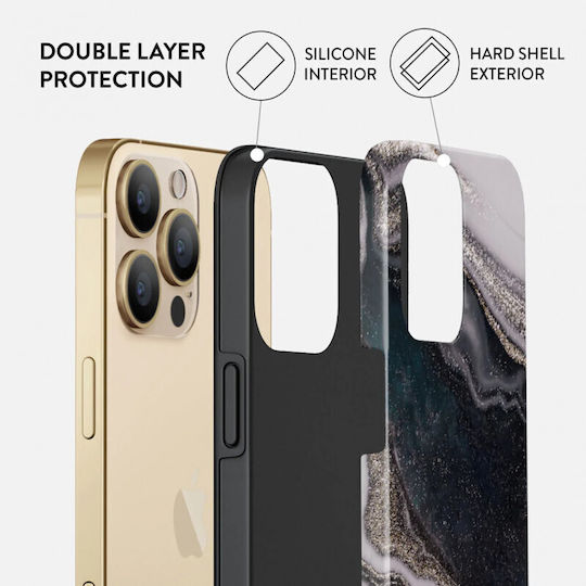 Burga Fashion Tough Back Cover Πλαστικό 2mm Μαύρο (iPhone 14 Pro)